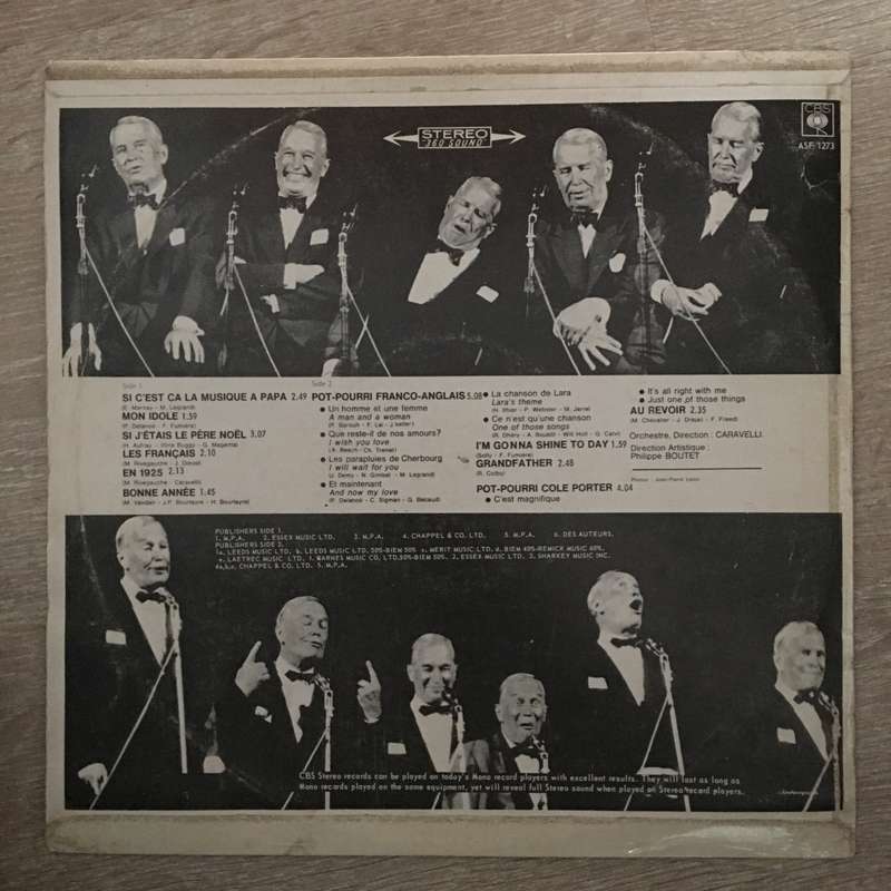 Maurice Chevalier  His 80th Birthday - Vinyl LP Record - Opened  - Very-Good Quality (VG)