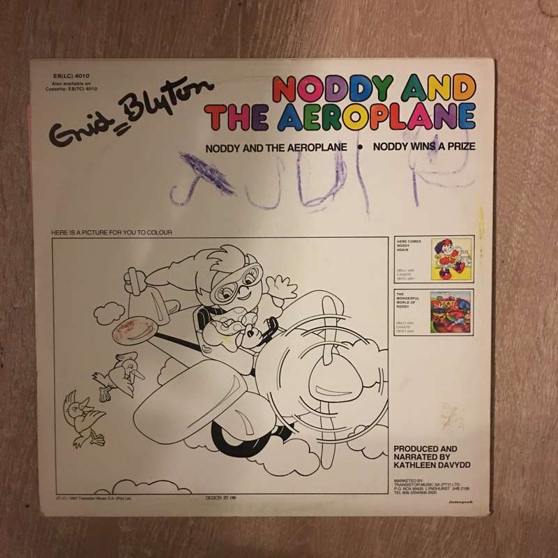 Enid Blyton - Npoddy and The Airoplane - Vinyl LP Record - Opened  - Very-Good+ Quality (VG+)