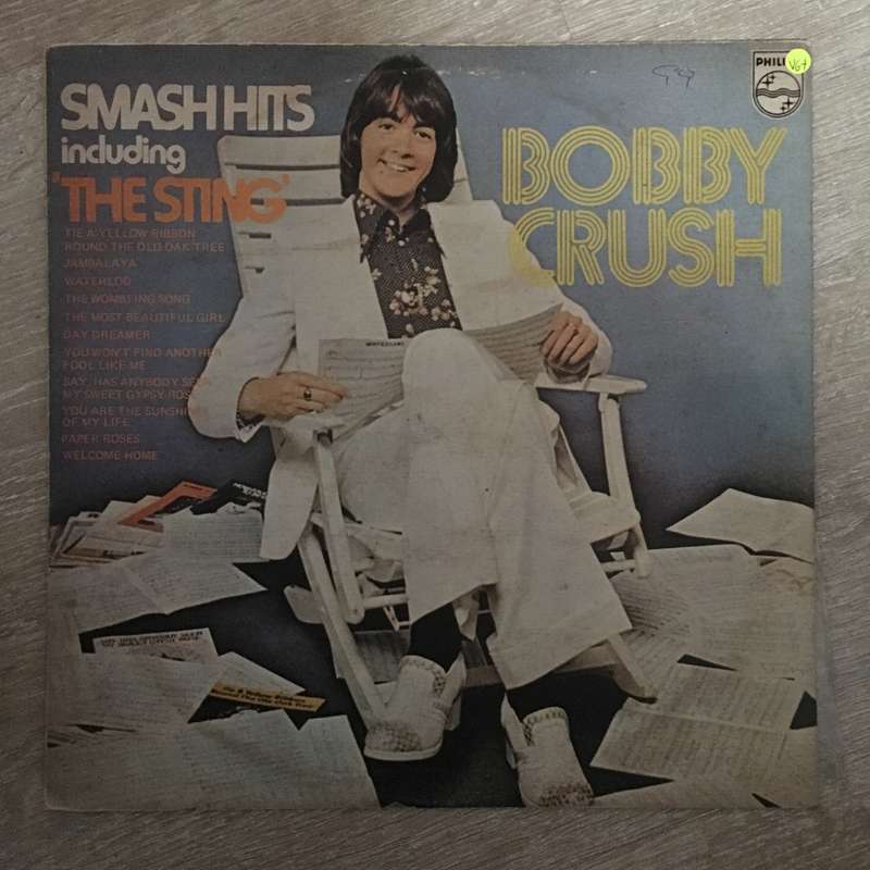 Bobby Crush  Smash Hits (including The Sting) - Vinyl LP Record  - Very-Good+ Quality (VG+)