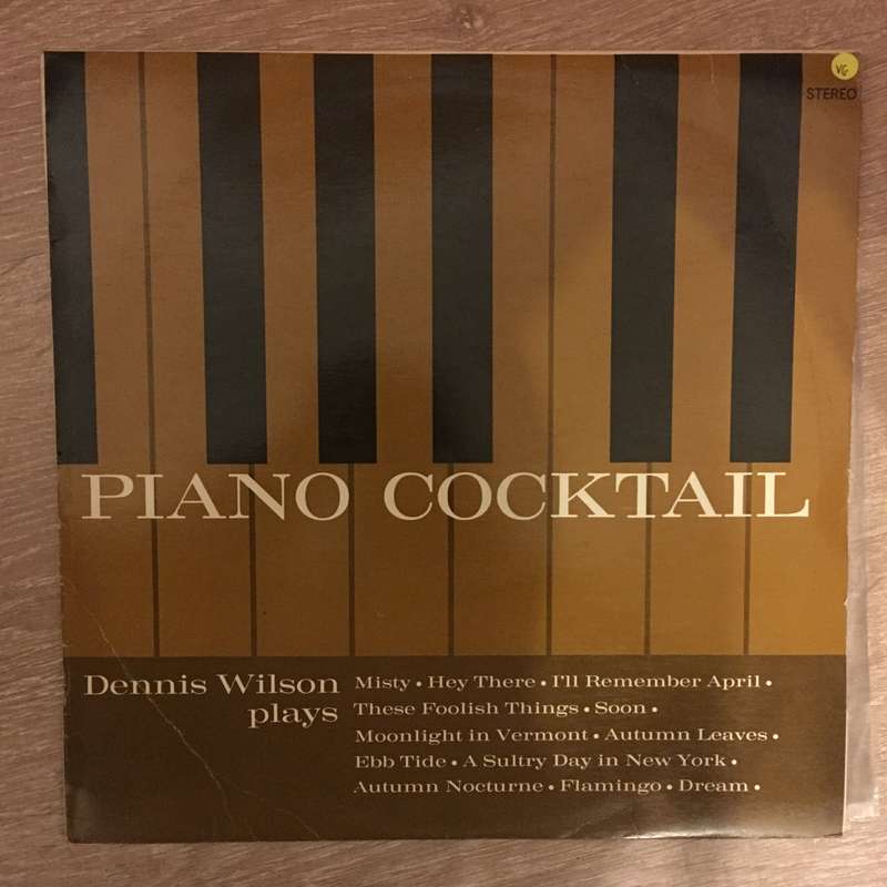 Dennis Wilson Plays Piano Cocktail - Vinyl LP Record - Opened  - Very-Good Quality (VG)