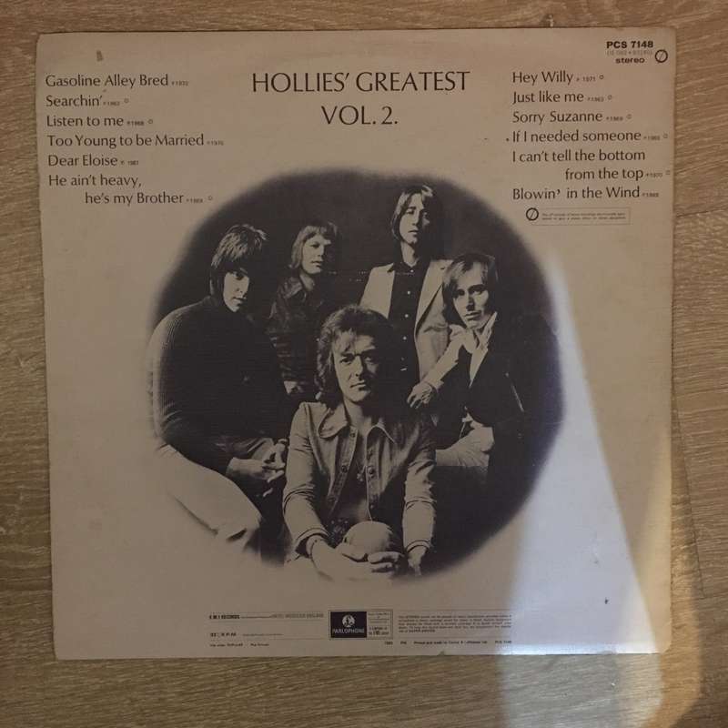 Hollies Greatest - Vol 2 - Vinyl LP Record - Opened  - Very-Good Quality (VG)