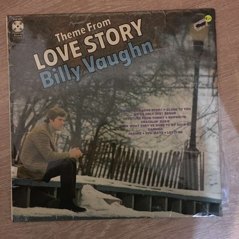 Billy Vaughn - Theme From Love Story - Vinyl LP Record - Opened  - Good+ Quality (G+)