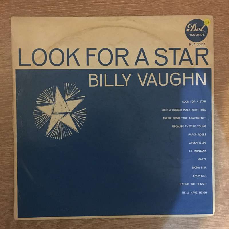 Billy Vaughn - Look For A Star - Vinyl LP Record - Opened  - Very-Good+ Quality (VG+)