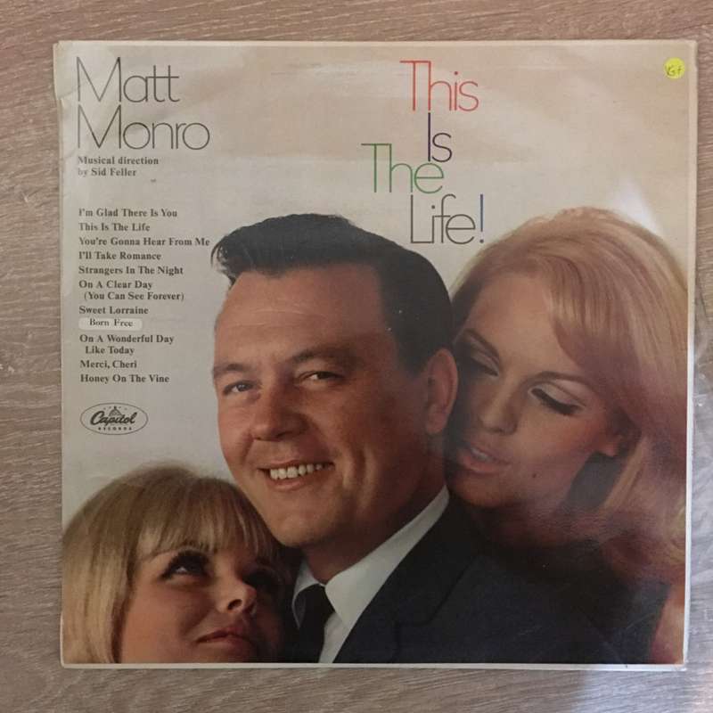 Matt Monro  This Is The Life! - Vinyl LP Record - Opened  - Very-Good+ Quality (VG+)