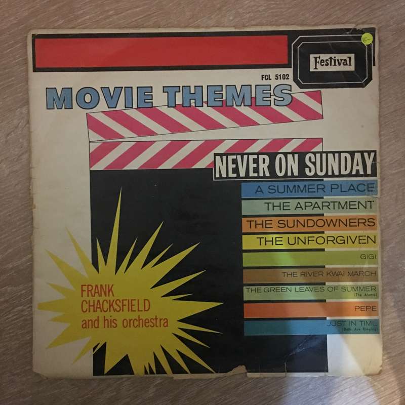 Frank Chacksfield And His Orchestra  Movie Themes - Vinyl LP Record - Opened  - Very-Good- ...