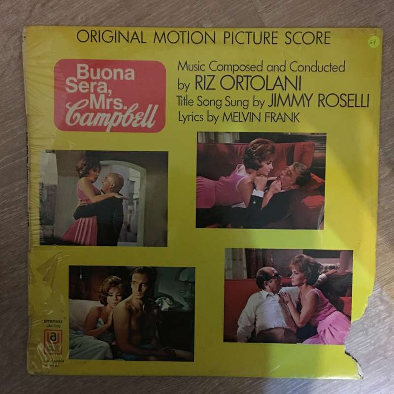 Riz Ortolani  Buona Sera, Mrs. Campbell (Original Motion Picture Score) - Vinyl LP Record -...