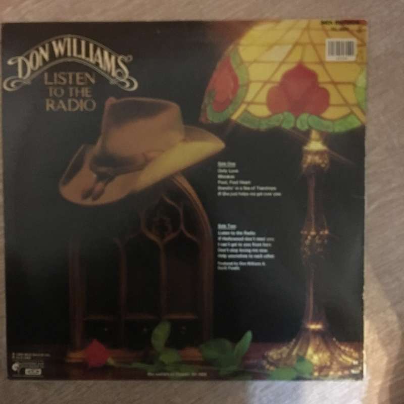 Don Williams - Listen To The Radio - Vinyl LP Record - Opened  - Very-Good Quality (VG)