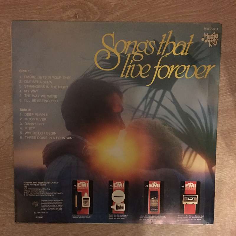 Various - Songs That Live Forever   Vinyl Record - Opened  - Very-Good+ Quality (VG+)