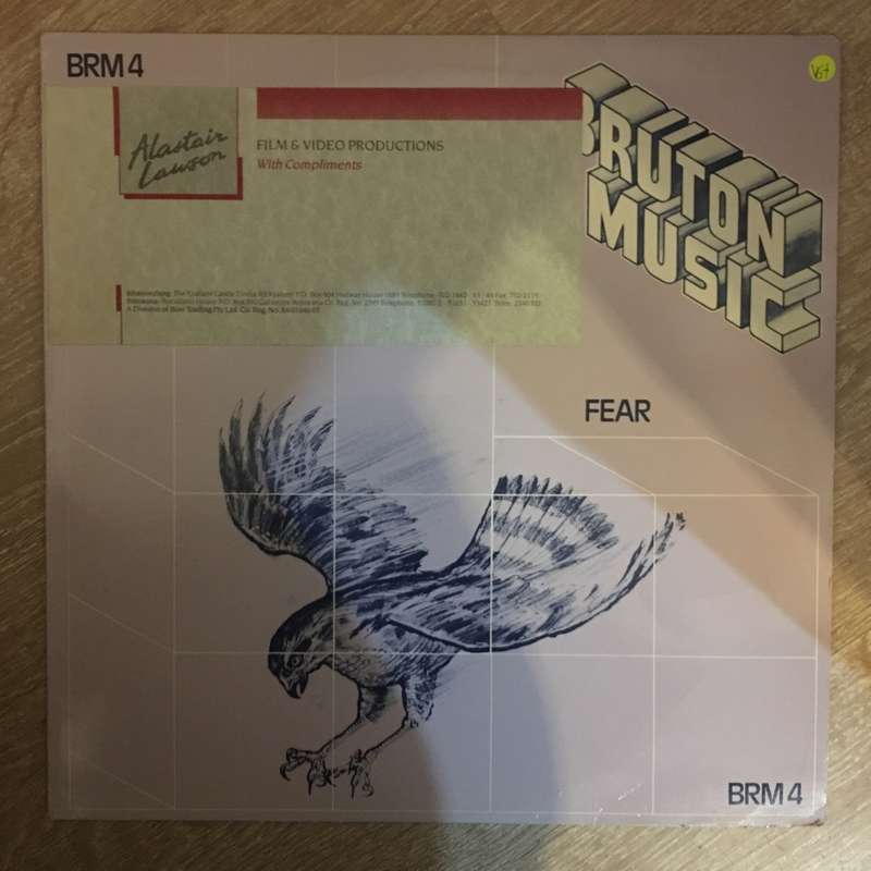 Bruton Music - Fear - Vinyl LP Record - Opened  - Very-Good+ Quality (VG+)