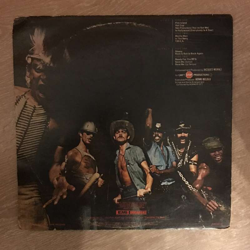 Village People - Live & Sleazy - Double Vinyl LP Record  (G+)