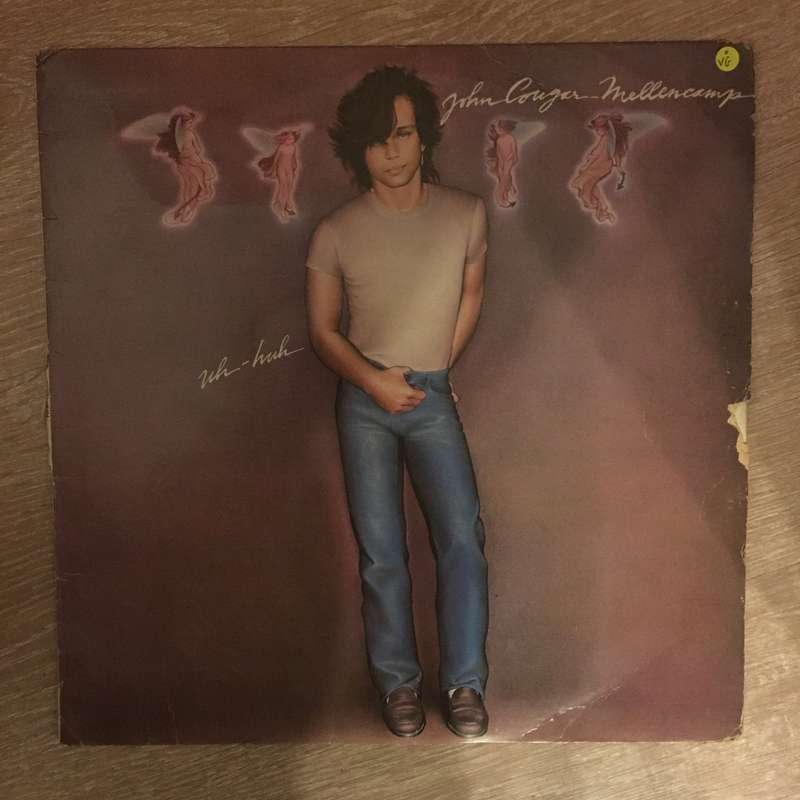 John Cougar Mellencamp  Uh-Huh  - Vinyl LP Record - Opened  - Very-Good Quality (VG)