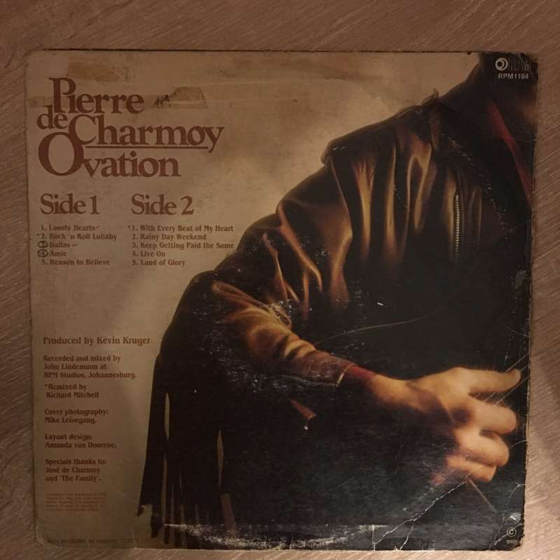 Pierre De Charmoy - Ovation - Vinyl LP Record (VG+)