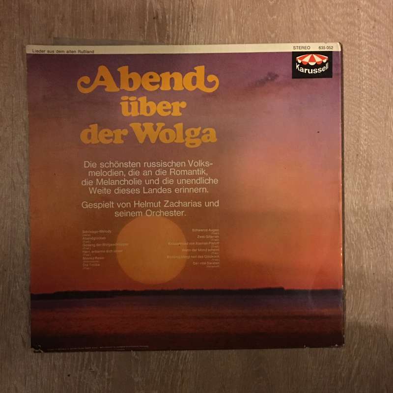 Helmut Zacharias - Abend Uger Der Wolge  - Vinyl LP Record - Opened  - Very-Good Quality (VG)
