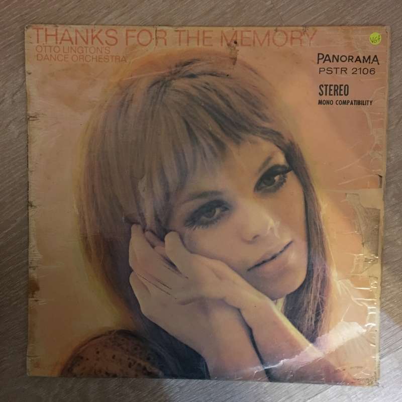 Otto Lington's Dance Orchestra  Thanks For The Memory - Vinyl LP Record - Opened  - Very-Go...