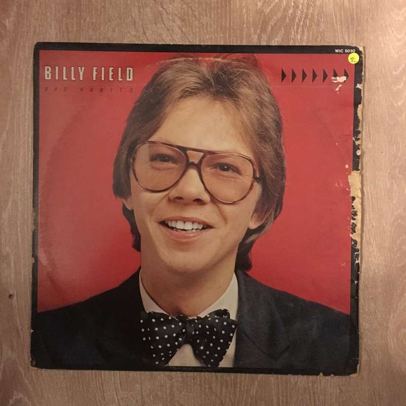 Billy Field - Bad Habits - Vinyl LP Record - Opened  - Very-Good+ Quality (VG+)