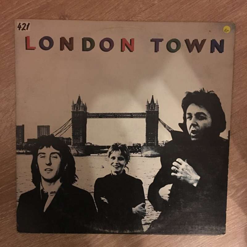 Wings - London Town  Vinyl LP Record - Very Good Quality (VG)