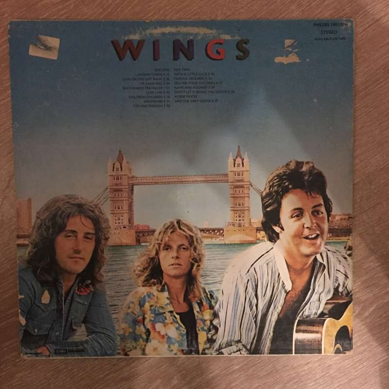 Wings - London Town  Vinyl LP Record - Very Good Quality (VG)