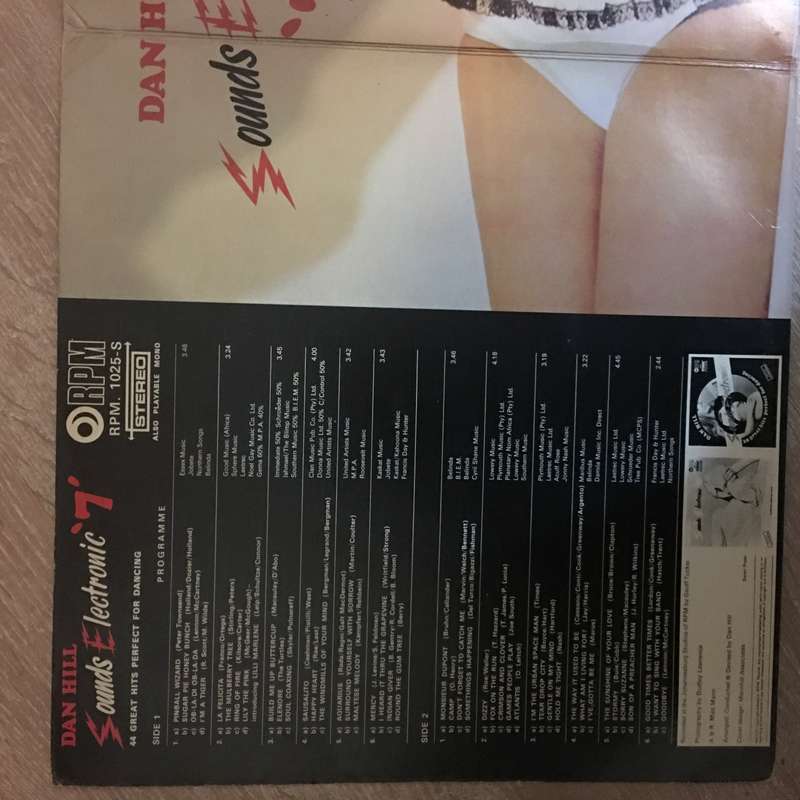 Dan Hill - Sounds Electronic Vol 7 - Vinyl LP Record - Opened  - Very-Good Quality (VG)