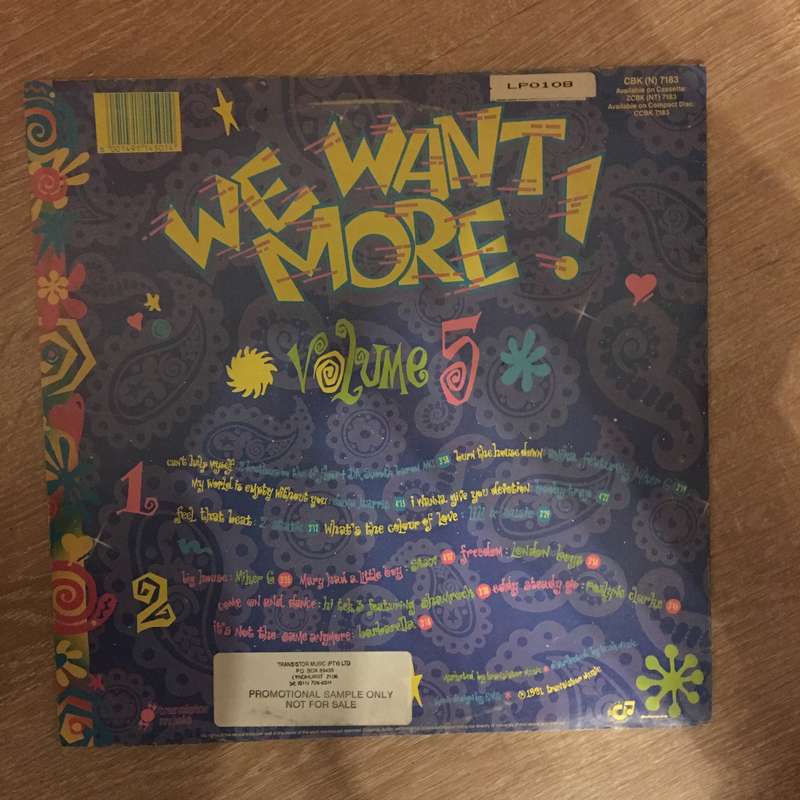 We Want More - Vol 5  - Vinyl LP Record  - Very-Good+ Quality (VG+)