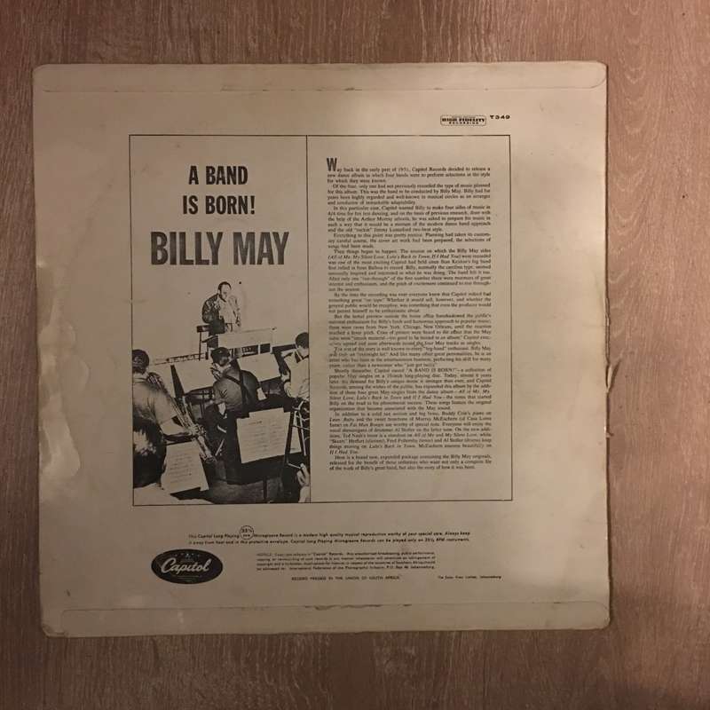 Billy May - A Band Is Born - Vinyl LP Record - Opened  - Very-Good Quality (VG)