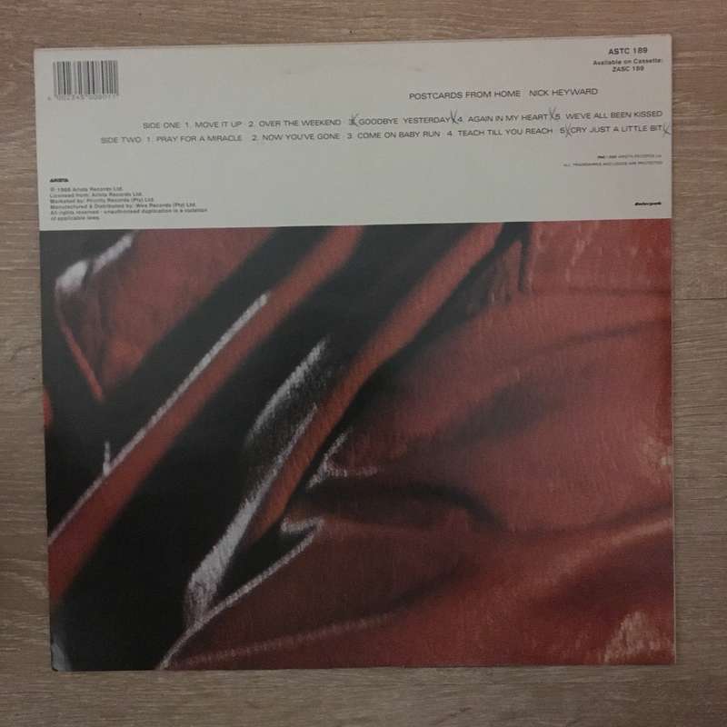 Nick Heyward  Postcards From Home - Vinyl LP Record - Opened  - Very-Good+ Quality (VG+)
