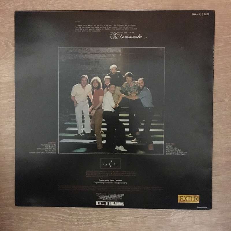 Exile - Don't Leave Me This Way - Vinyl LP Record - Opened  - Very-Good+ Quality (VG+)