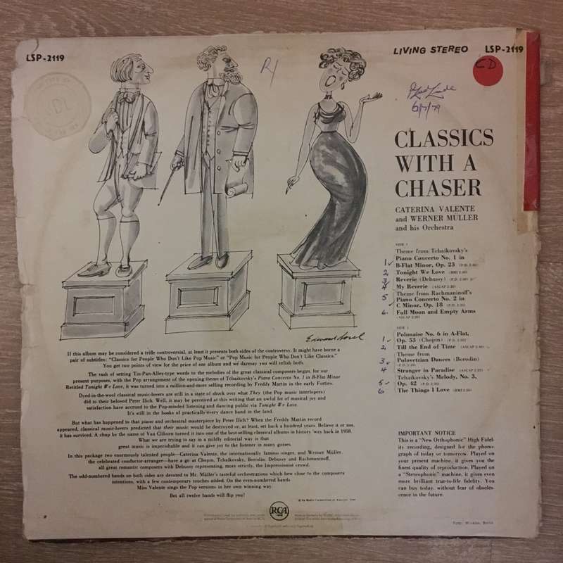 Caterina Valente And Werner Müller And His Orchestra  Konzert Für Frack Und Petticoat. Cl...