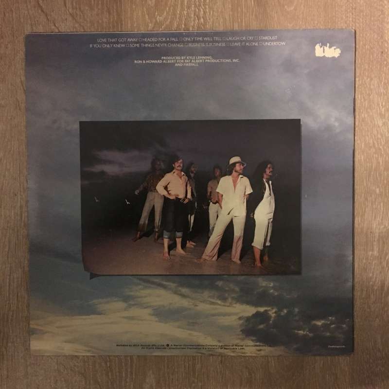 Firefall - Undertow  - Vinyl LP - Opened  - Very-Good+ Quality (VG+)