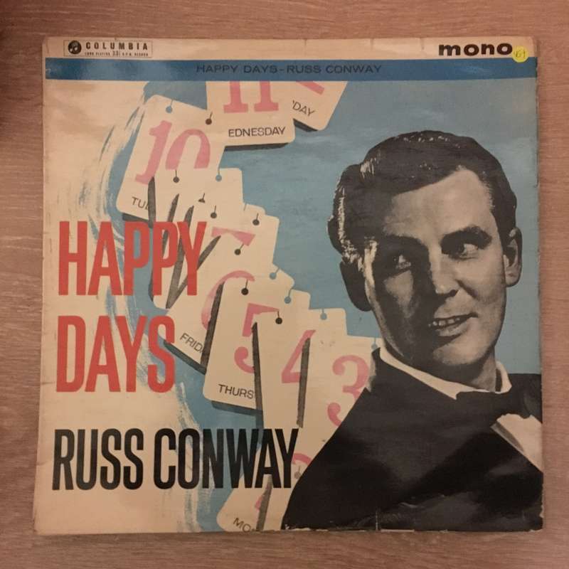 Russ Conway  Happy Days - Vinyl LP Record - Opened  - Very-Good+ Quality (VG+)