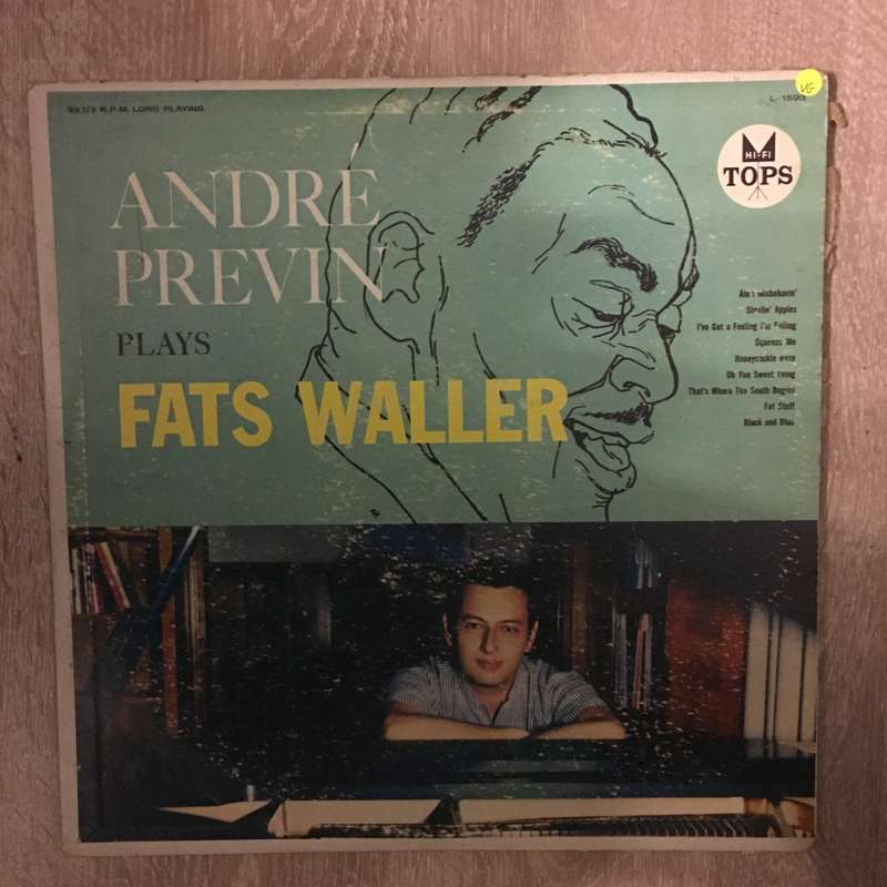 Andre Previn Plays Fats Waller - Vinyl LP Record - Opened  - Very-Good Quality (VG)