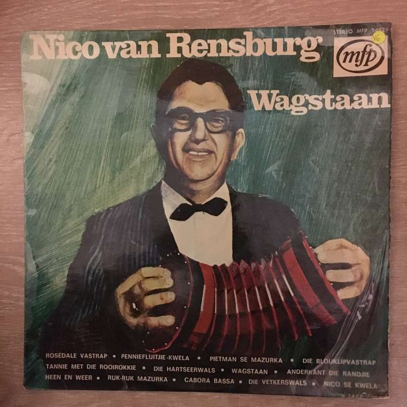 Nico Van Rensburg - Wagstaan - Vinyl LP Record - Opened  - Very-Good Quality (VG)