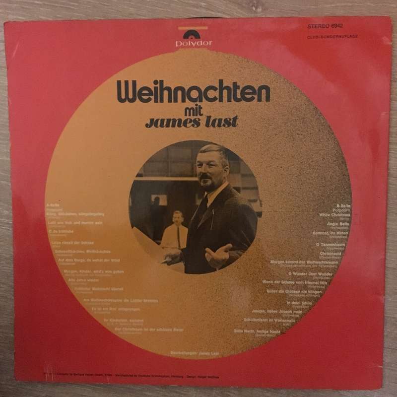 James Last  Weihnachten Mit James Last - Vinyl LP Record - Opened  - Very-Good Quality (VG)