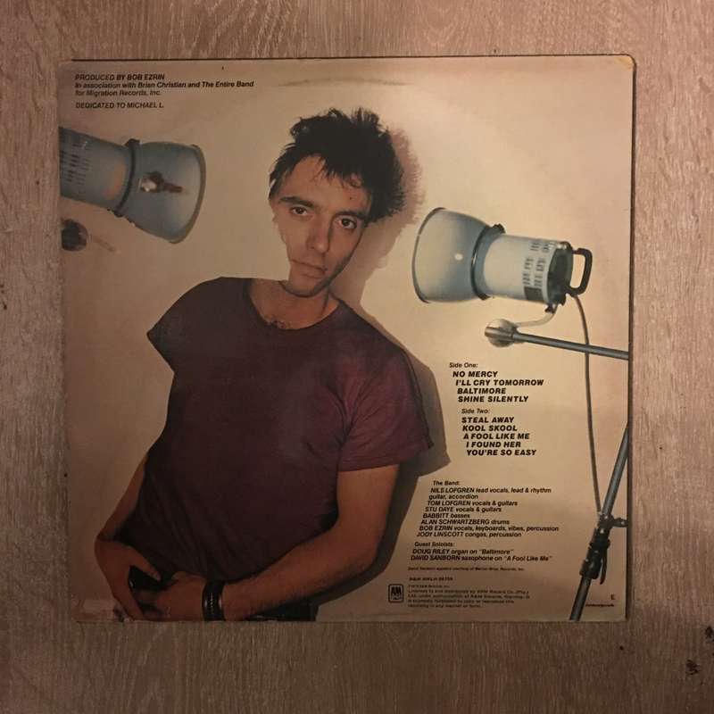 Nils Lofgren -  Vinyl LP Record  - Opened  - Very-Good+ Quality (VG+)