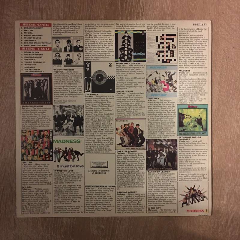 Madness - Complete Madness - 16 Hit Tracks  - Vinyl LP Record - Very-Good+ Quality (VG+)