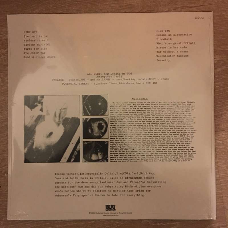 Potential Threat  Demand An Alternative -  Vinyl LP Record - Sealed