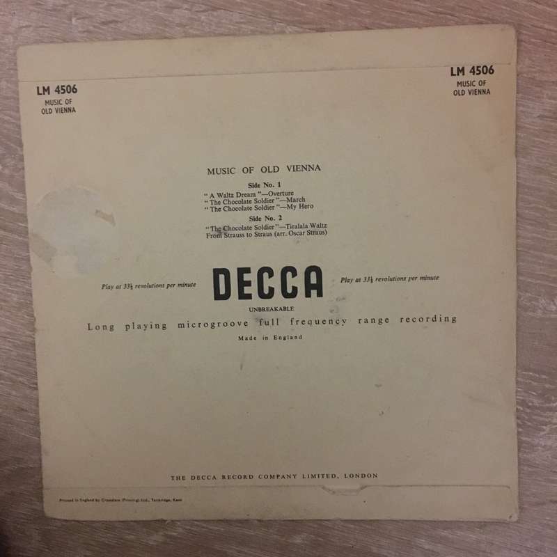 Oscar Strauss - Music Of Old Vienna - New Symphony Orchestra - Vinyl LP Record - Opened  - Very-G...