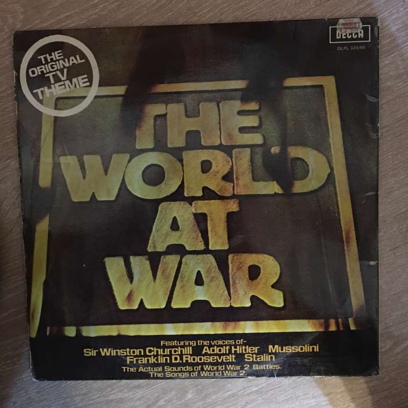The World at War - Original TV Theme - Vinyl LP Record - Opened  - Very-Good Quality (VG)