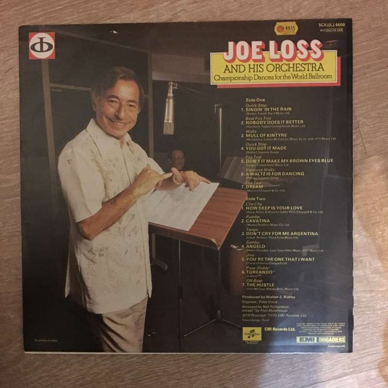 Joe Loss & His Orchestra  World Championship Dances - Vinyl LP Record - Opened  - Very-Good...