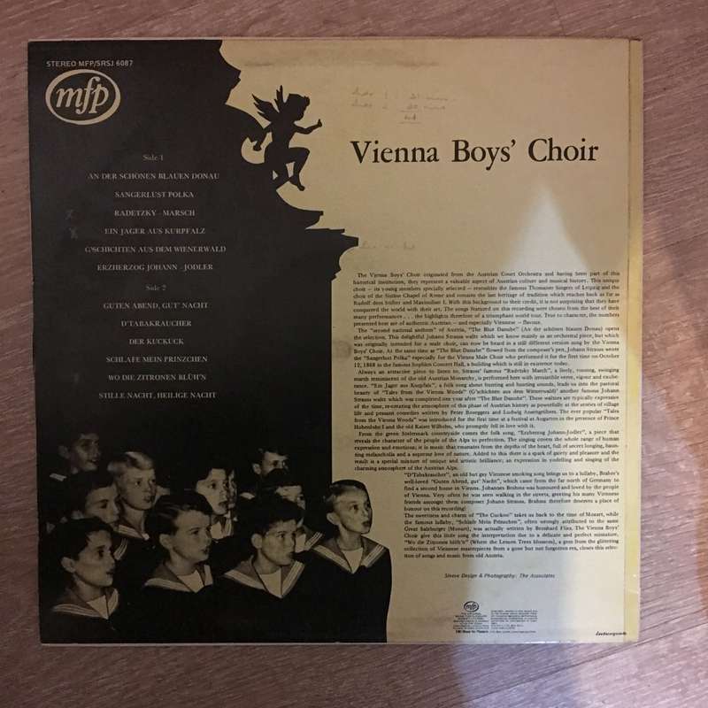 Vienna Boys Choir - Vinyl LP Record - Very-Good+ Quality (VG+)