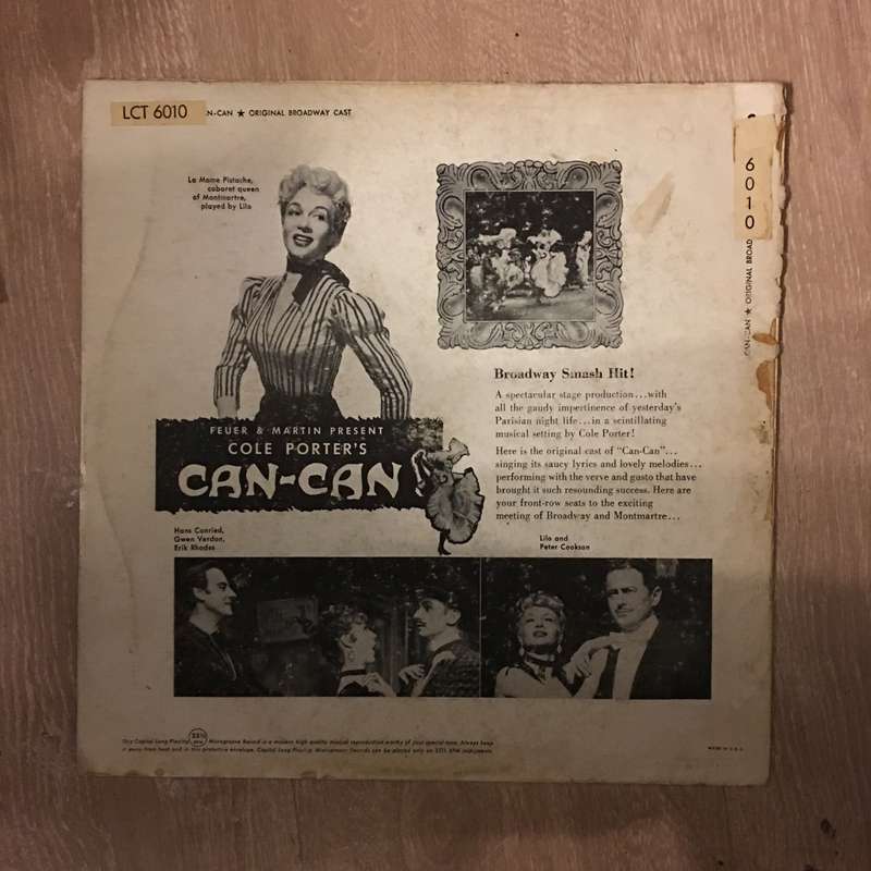 Cole Porter's - Can-Can - Vinyl LP Record - Opened  - Good+ Quality (G+)