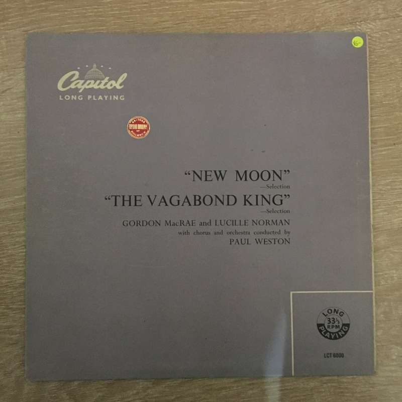 Gordon MacRae With Lucille Norman And Paul Weston And His Orchestra  The Vagabond King And ...