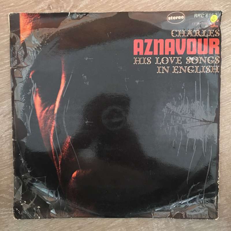 Charles Aznavour  His Love Songs In English  - Vinyl LP Record - Opened  - Very-Good- Quali...