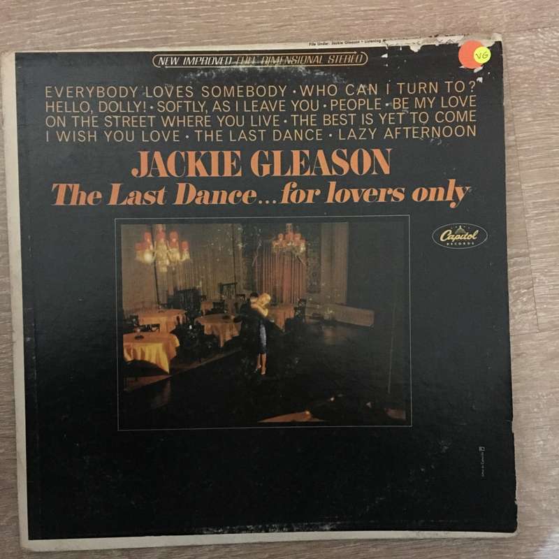 Jackie Gleason  The Last Dance...For Lovers Only - Vinyl LP Record - Opened  - Very-Good Qu...