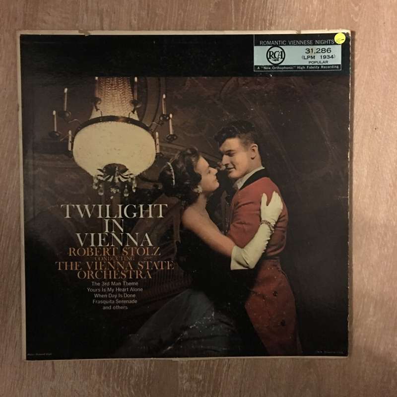 Twilight in Vienna - Robert Stoltz Conducting the Vienna State Orchestra - Vinyl LP Record - Open...