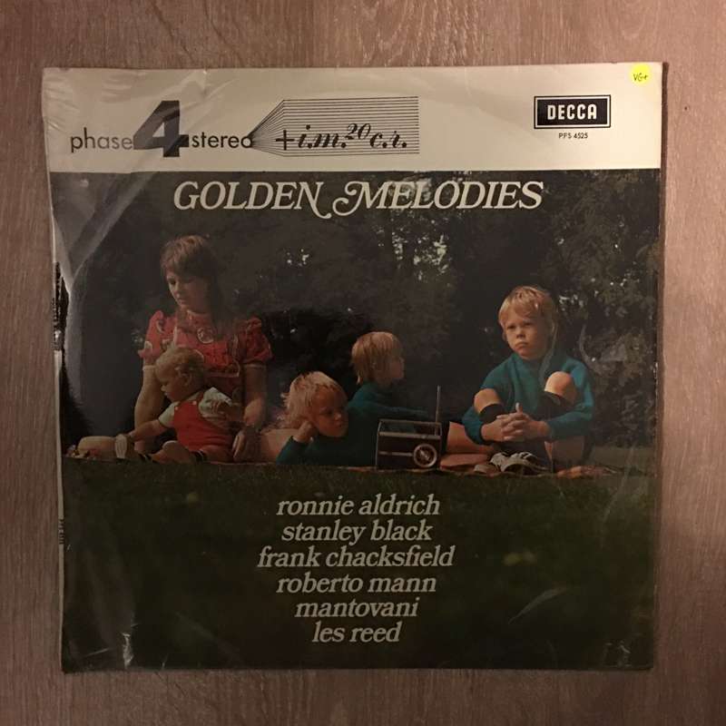 Golden Melodies - Phase 4 Stereo -  Vinyl LP Record - Opened  - Very-Good+ Quality (VG+)
