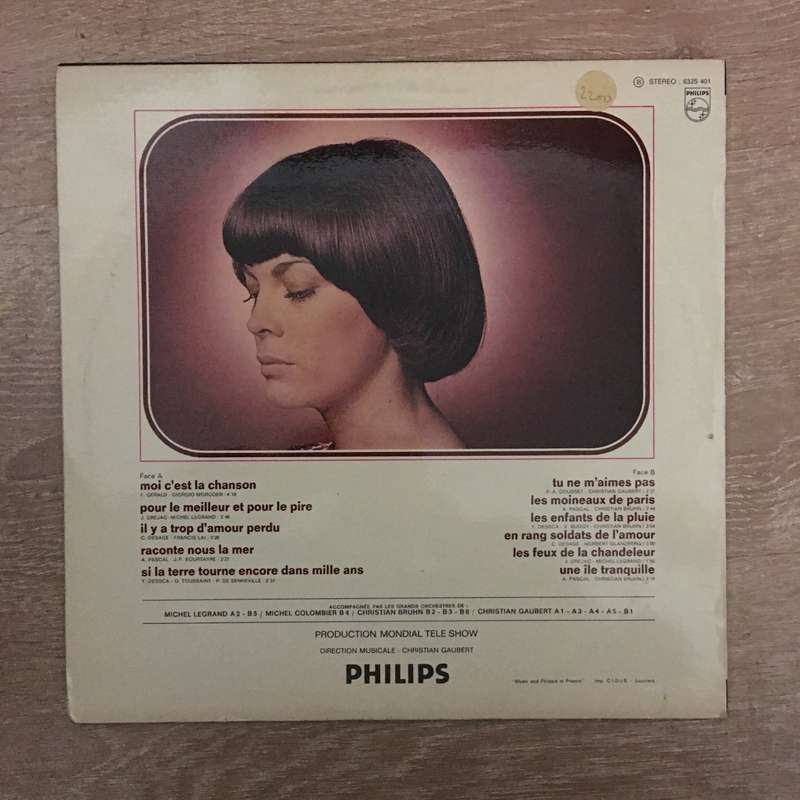 Mireille Mathieu Olympia - Vinyl -  Vinyl LP Record - Very-Good+ Quality (VG+)