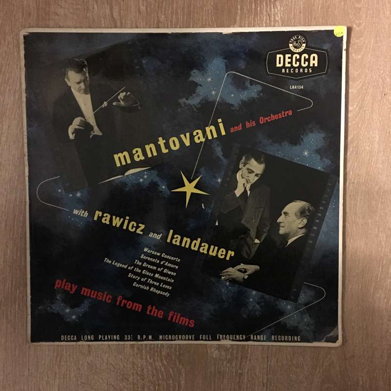 Mantovani, Rawicz And Landauer  Music From The Films - Vinyl LP Record - Opened  - Very-Goo...