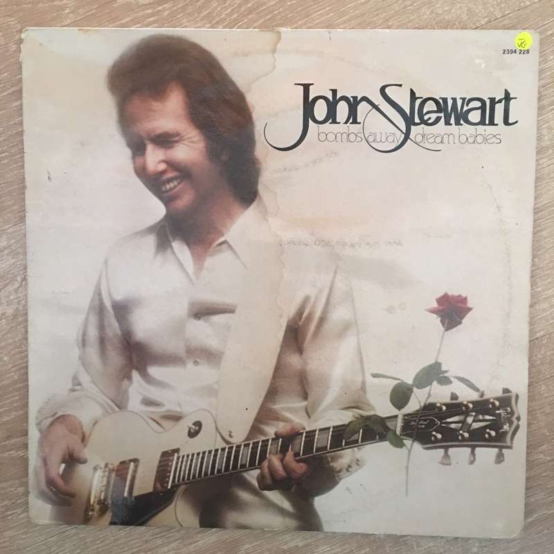 John Stewart  Bombs Away Dream Babies - Vinyl LP Record  (VG-)