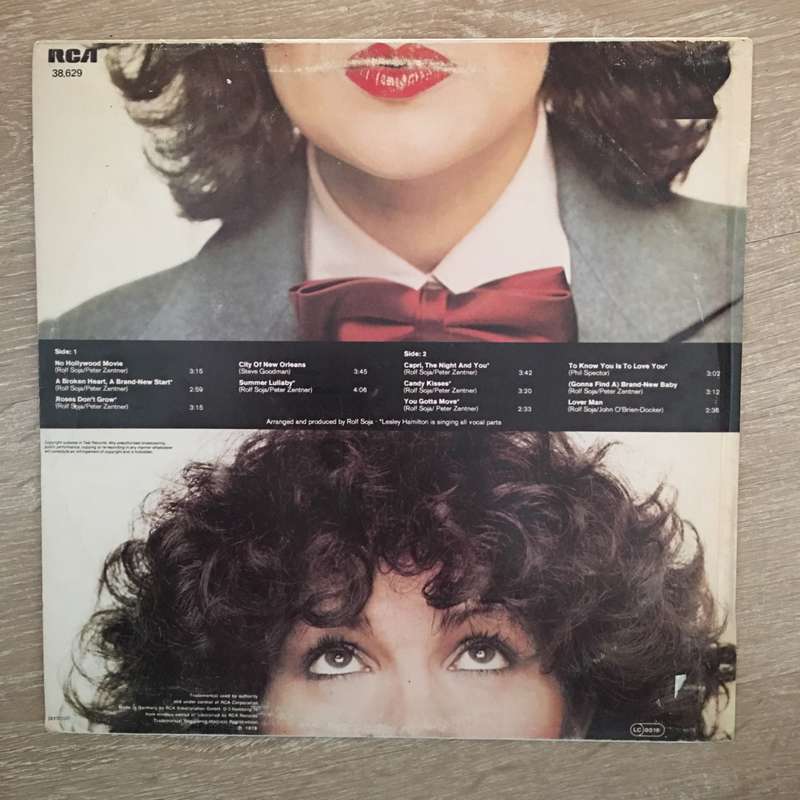 Lesley Hamilton  No Hollywood Movie - Vinyl LP Record - Opened  - Very-Good+ Quality (VG+)