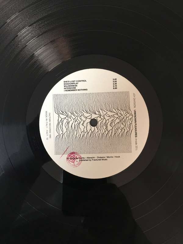 Joy Division  - Unknown Pleasures - Vinyl LP - Opened  - Very-Good+ Quality (VG+)